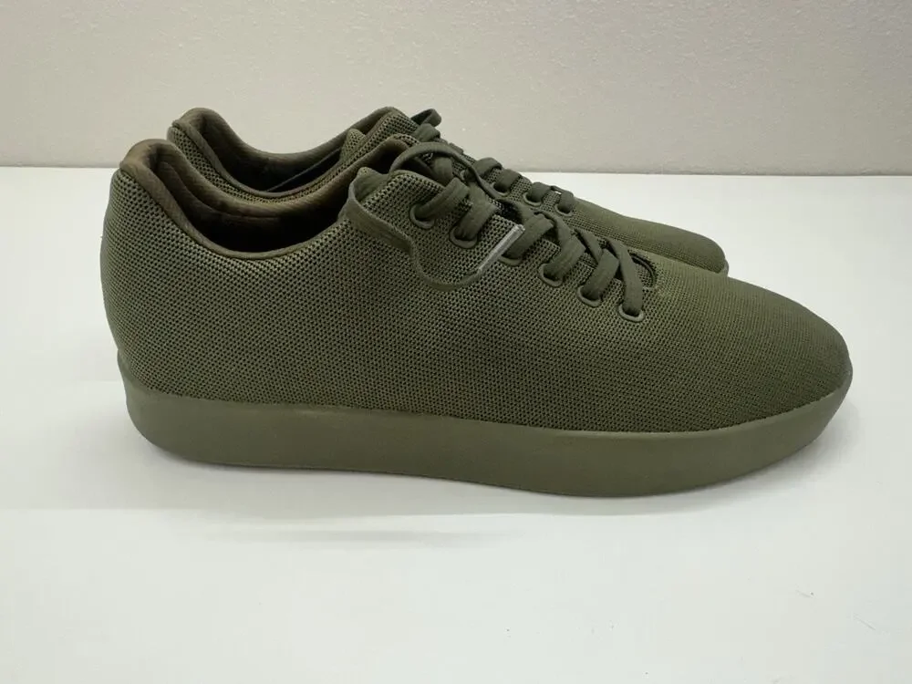 QMD Mens Sneakers Size 13 Green Comfort Breathable Mesh Non-Slip